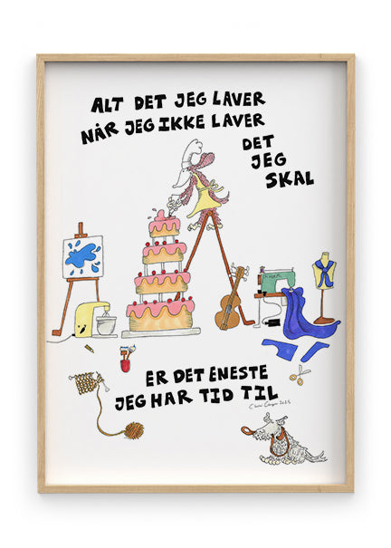 Alt det - Indrammet plakat