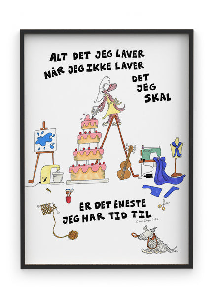 Alt det - Indrammet plakat