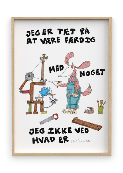 Færdig - Indrammet plakat – Chimi Gallery