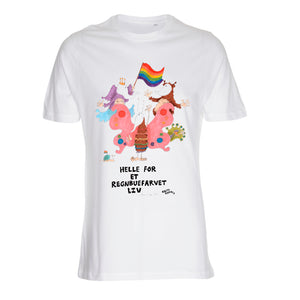 T-shirt Pride / hvid