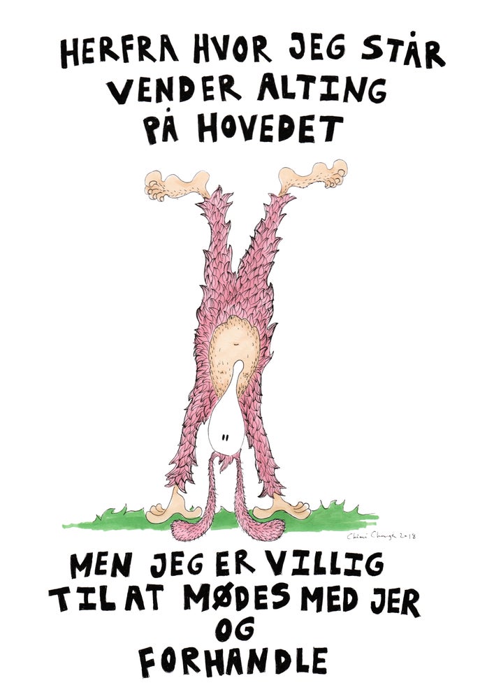 
            
                Load image into Gallery viewer, På Hovedet - Plakat
            
        