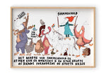 Sammenhold - Indrammet plakat