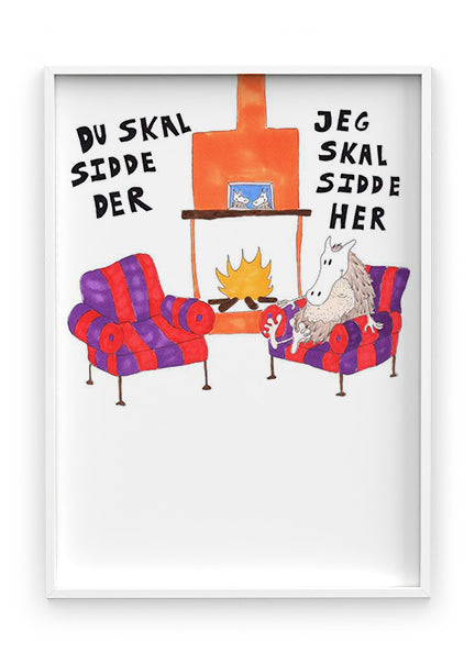 
            
                Load image into Gallery viewer, Sid ned - Indrammet plakat
            
        