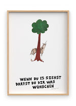 Wunchen- Indrammet plakat