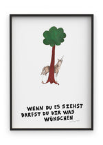 Wunchen- Indrammet plakat